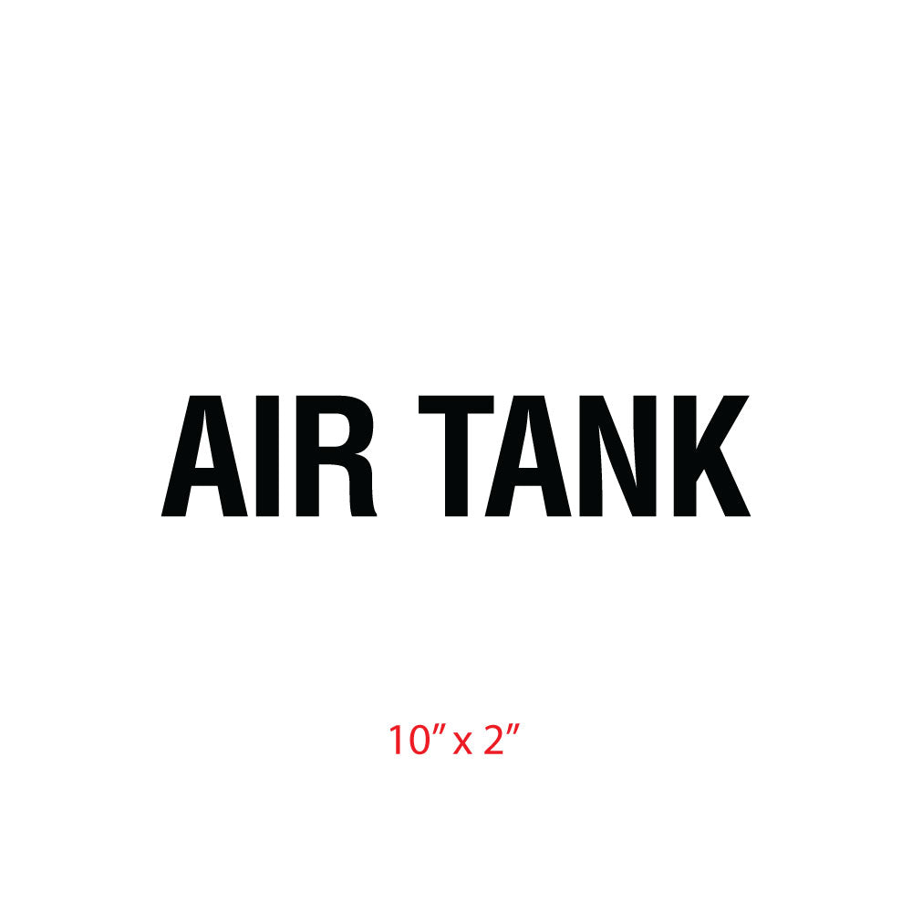 "AIR TANK" Decal